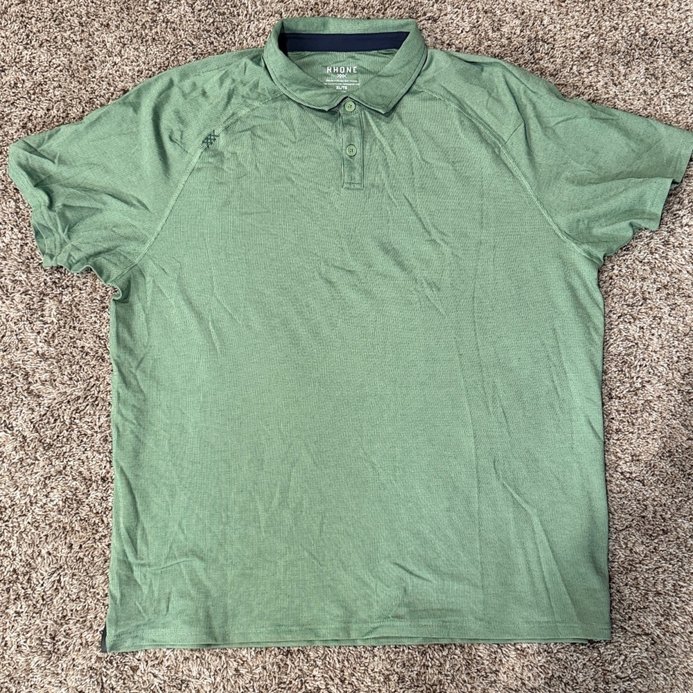 RHONE Green Polo Shirt Size XL